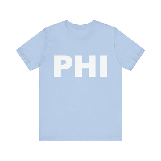 PHI Philadelphia Unisex Jersey Short Sleeve Tee