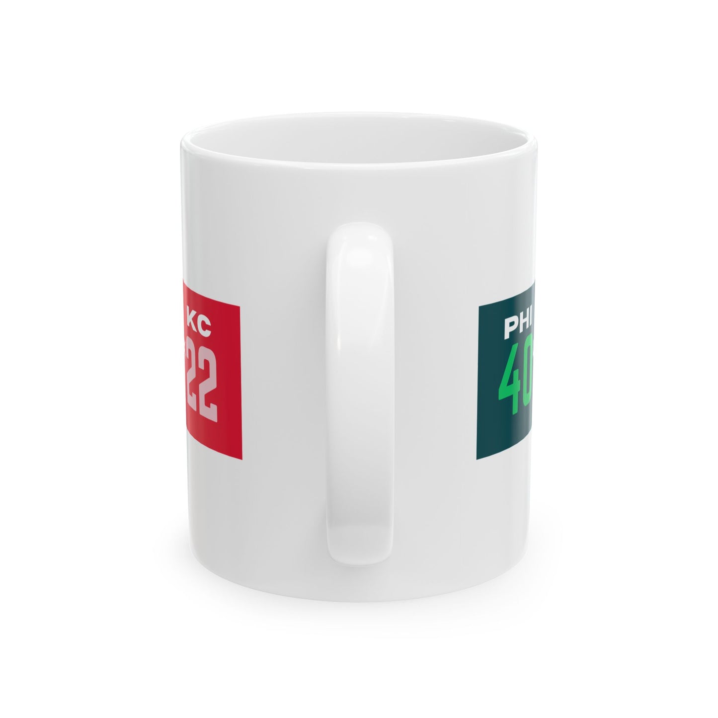 PHI - KC Final Score 40-22 Coffee Mug 11 oz 15oz