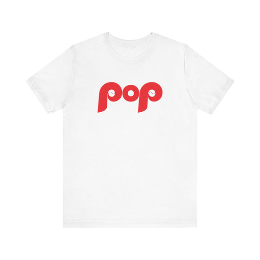 Philadelphia Phillies Father's Day Unisex Tee Shirt for Pop, Baseball Fan, Gift for Him, Short Sleeve T-Shirt, Sports Apparel