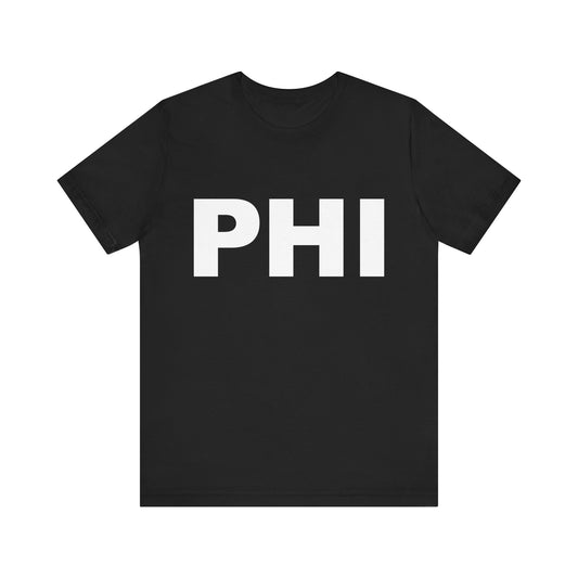 PHI Philadelphia Unisex Jersey Short Sleeve Tee