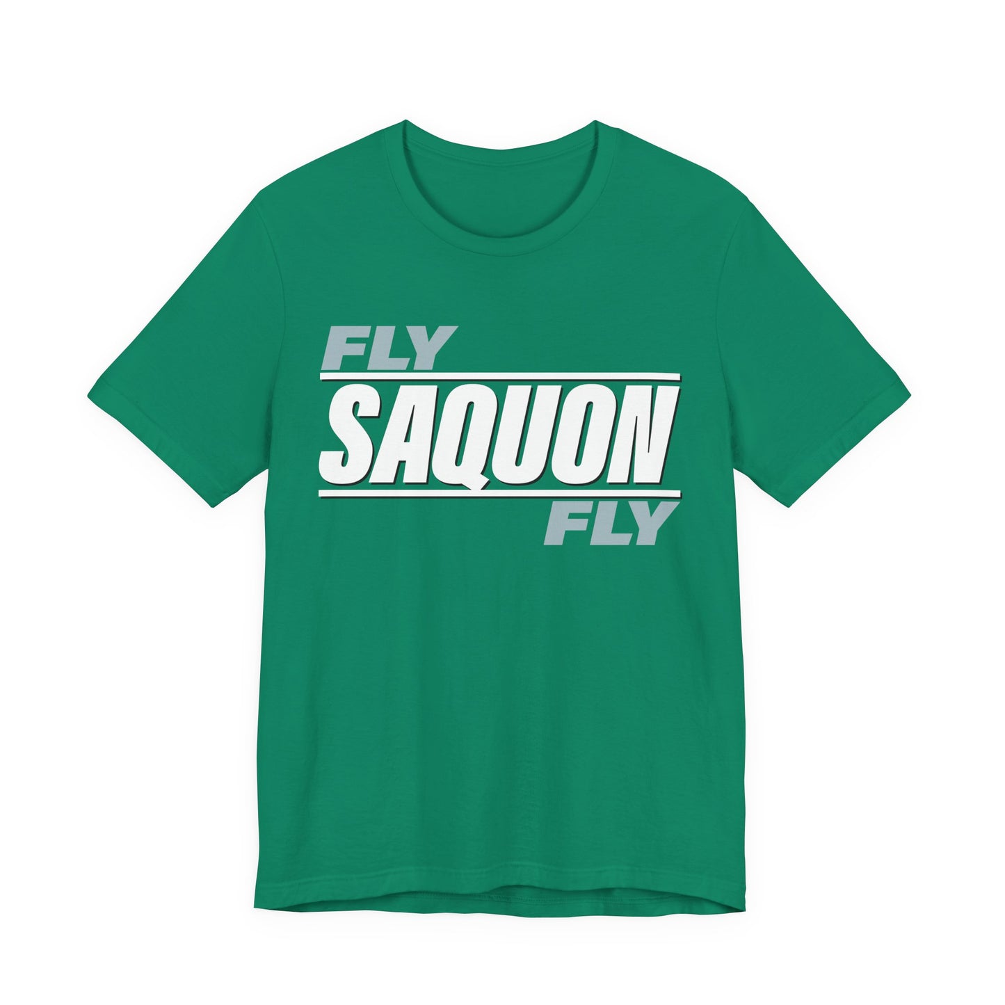 FLY SAQUON FLY Kelly Green Birds Graphic T-Shirt