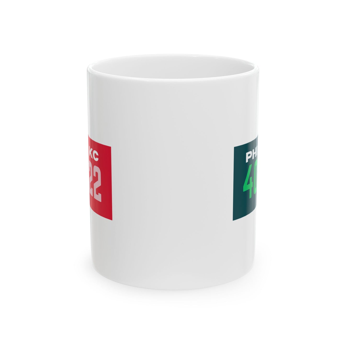 PHI - KC Final Score 40-22 Coffee Mug 11 oz 15oz