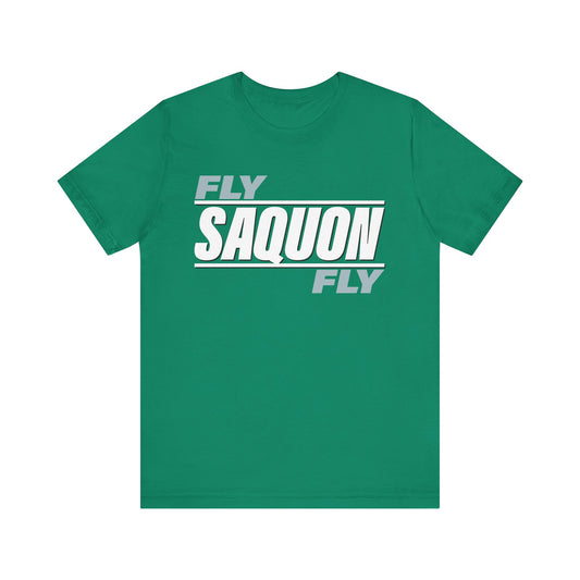 FLY SAQUON FLY Kelly Green Birds Graphic T-Shirt